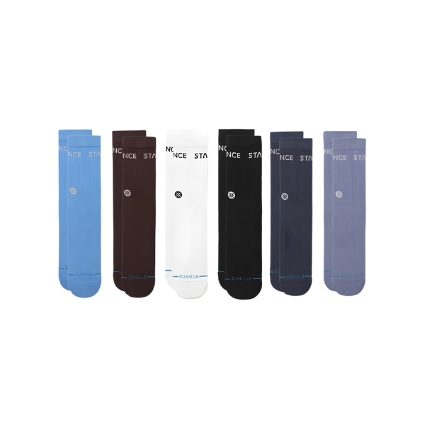 Stance 6 Pack Crew Socks
