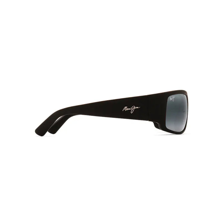 Maui Jim World Cup 266-02MR Black Matte Rubber Frame l Neutral Grey Super Thin Glass Lens