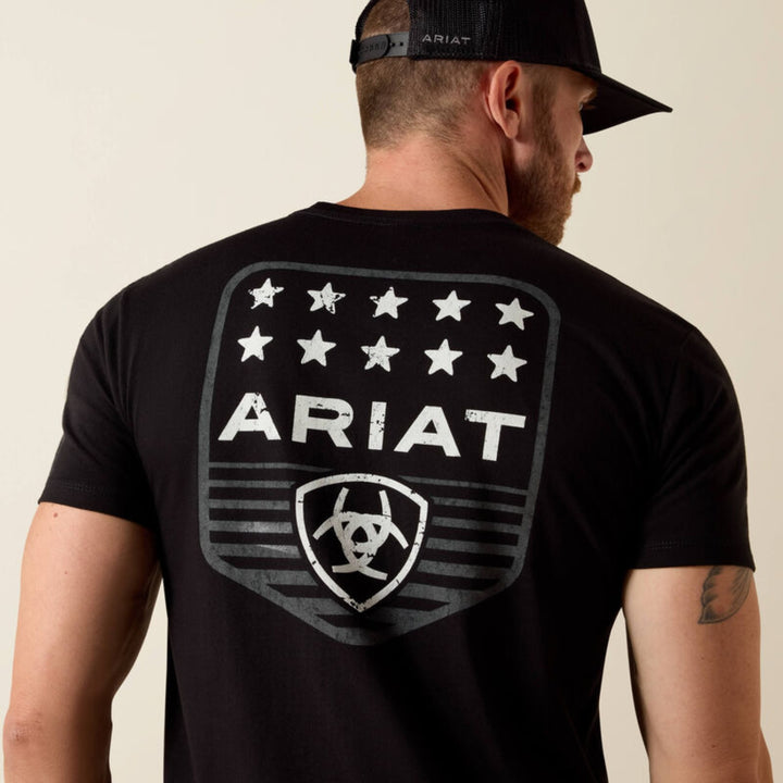 Ariat Men's Stripe Patriotic Badge T-Shirt