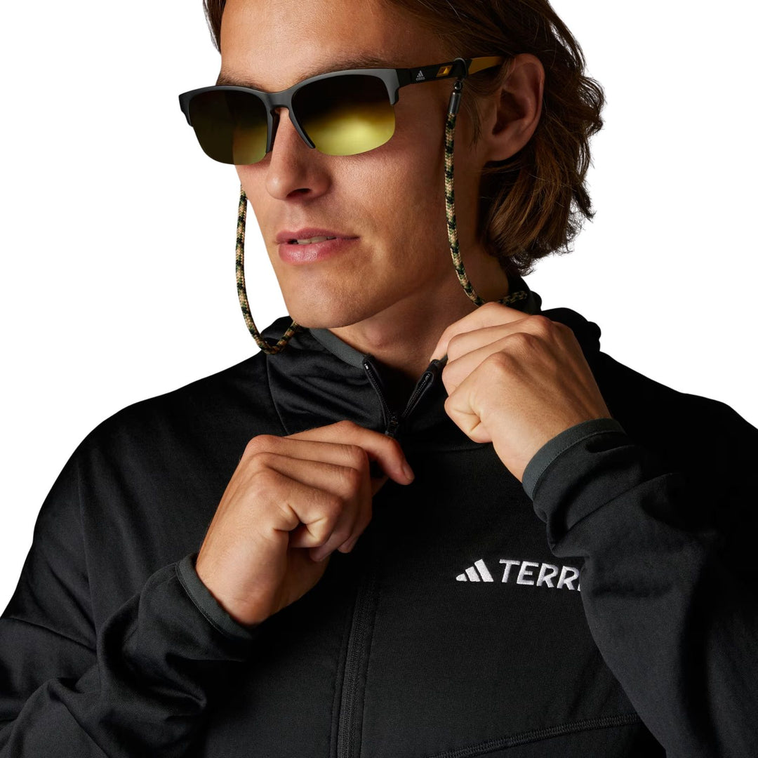 Adidas Terrex Men's Xperior Climawarm Light Fleece Hooded Jacket