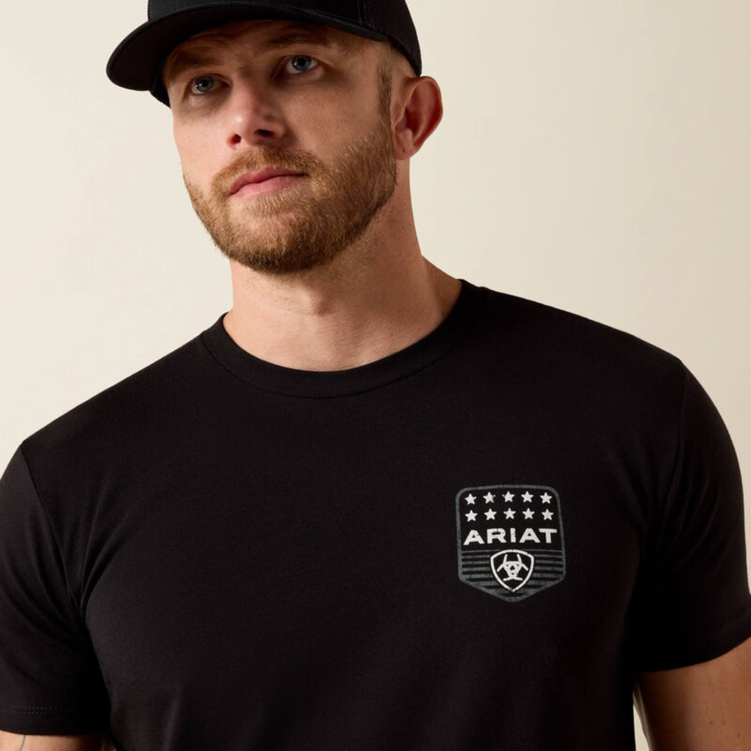 Ariat Men's Stripe Patriotic Badge T-Shirt