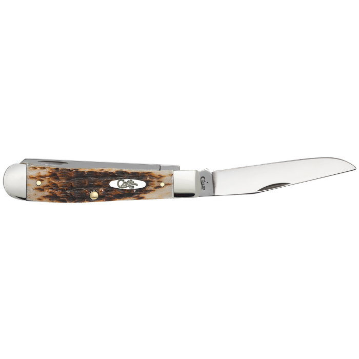 Case Amber Bone Peach Seed Jig Trapper