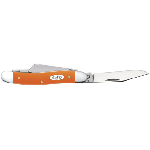 Case Orange Synthetic Smooth Medium Stockman