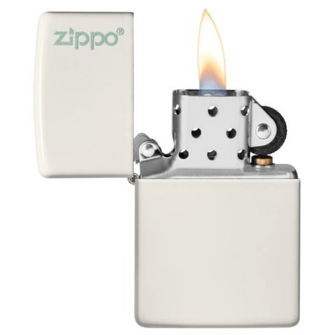 Zippo 49193ZL Glow In Dark Zippo Logo Lighter