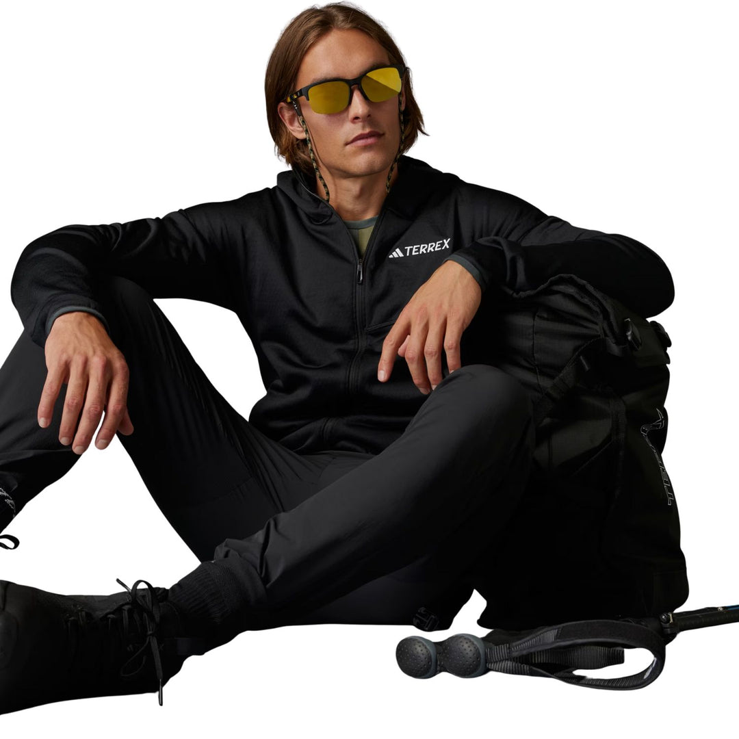 Adidas Terrex Men's Xperior Climawarm Light Fleece Hooded Jacket