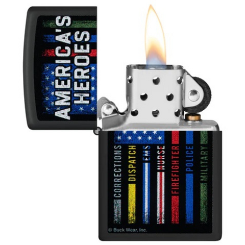 Zippo 48634 Buck Wear American Heroes Lighter