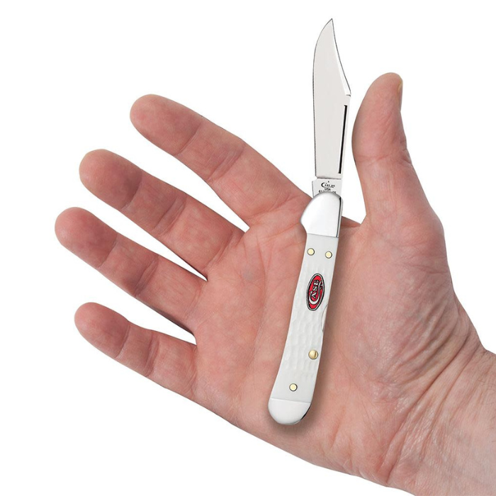 Case SparXX White Synthetic Standard Jig Mini CopperLock