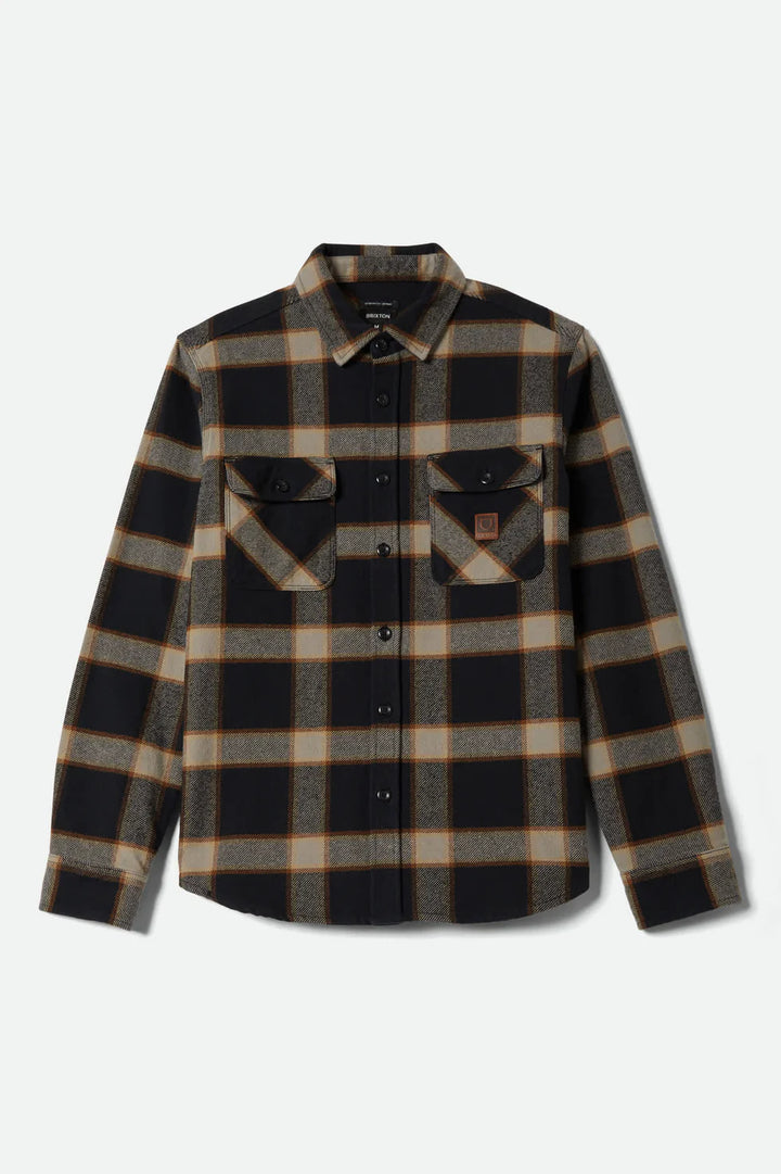 Brixton Men's Bowery Heavyweight Long Sleeve Flannel