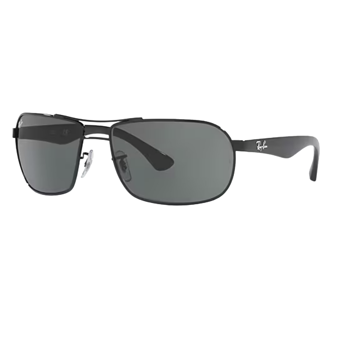 Ray-Ban RB3492-002 Black Frame l Crystal Green Lens