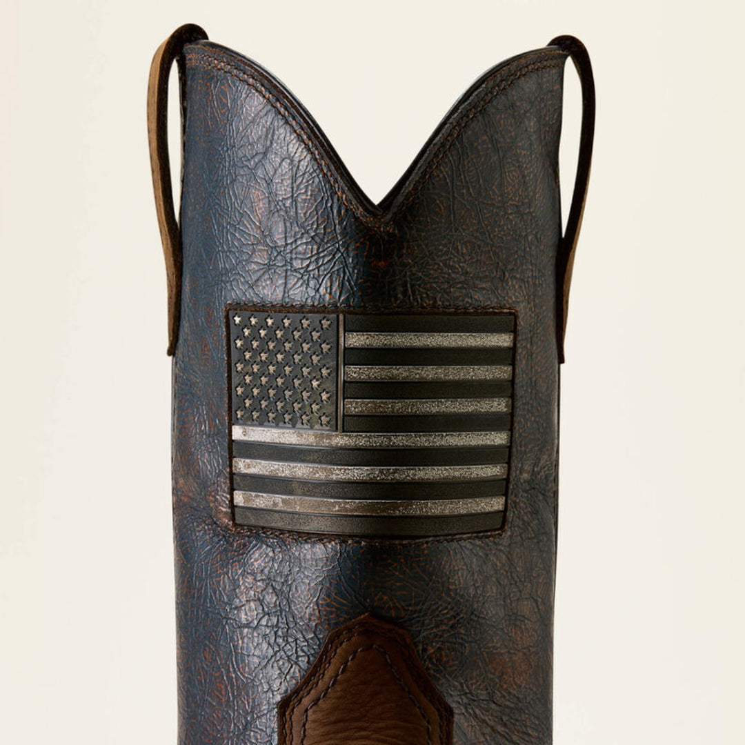 Ariat Men's Activator Patriot Waterproof Wide Square Toe Steel Toe Work Boot