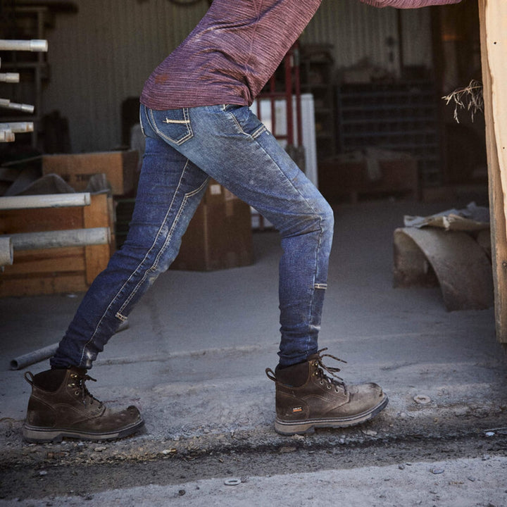 Ariat Women's Rebar PR DuraStretch Riveter Double Front Straight Jean
