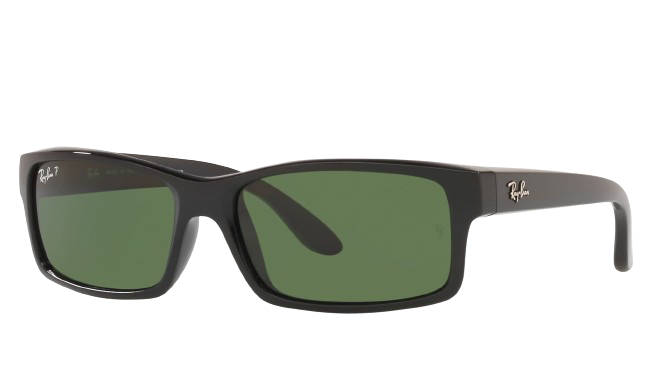 Ray-Ban RB4151 Polished Black Frame l Green Polarized Lens