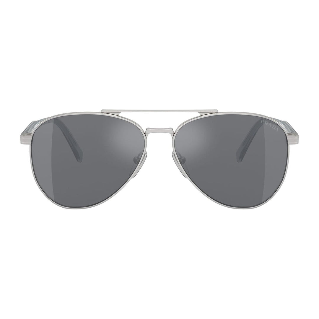 Prada PRA58S Sunglasses - Silver | Dark Grey Flash Silver (1BC175)