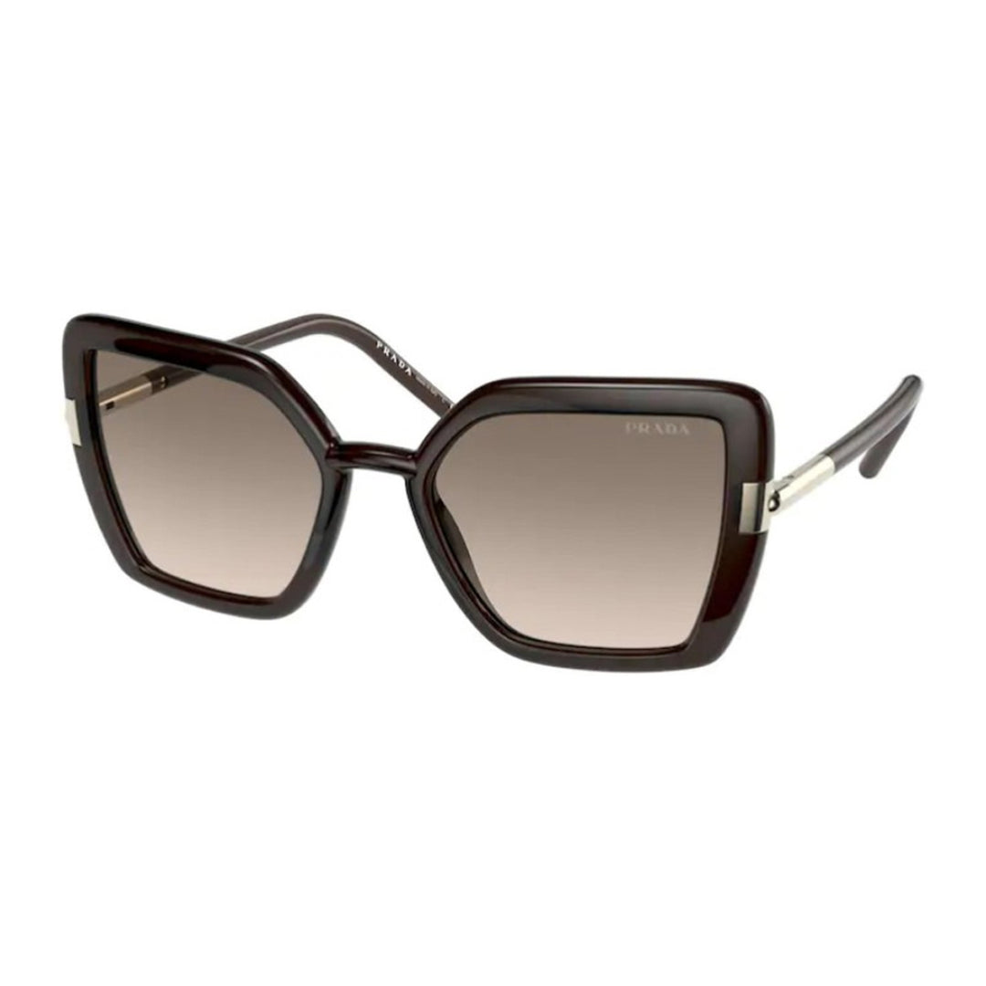 Prada PR09WS Sunglasses - Crystal Dark Brown | Brown Gradient Grey (05M3D0)
