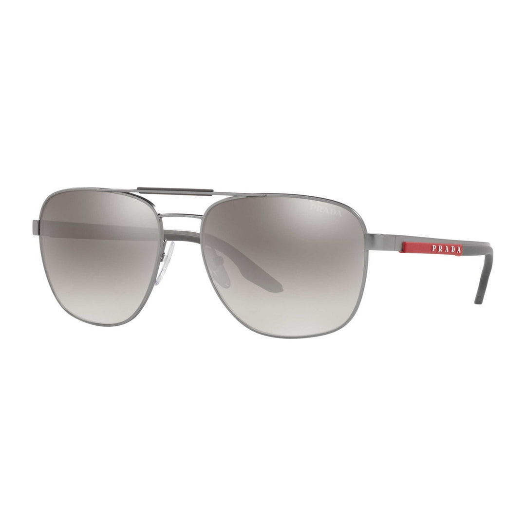 Prada PS53XS Sunglasses - Matte Gunmetal | Gradient Grey Mirror Silver (7CQ02M)