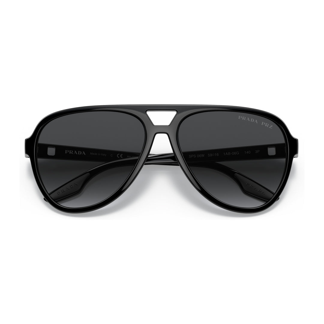 Prada PS06WS Sunglasses - Black | Polar Grey Gradient (1AB06G)