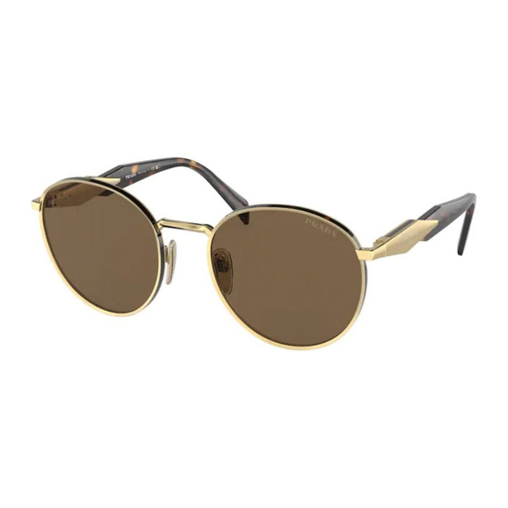 Prada PR56ZS Sunglasses - Gold | Dark Brown (10F06B)
