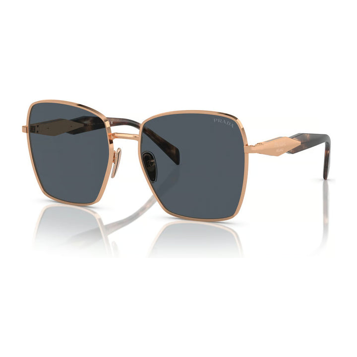 Prada PR64ZS Sunglasses - Pink Gold | Dark Grey (SVF09T)
