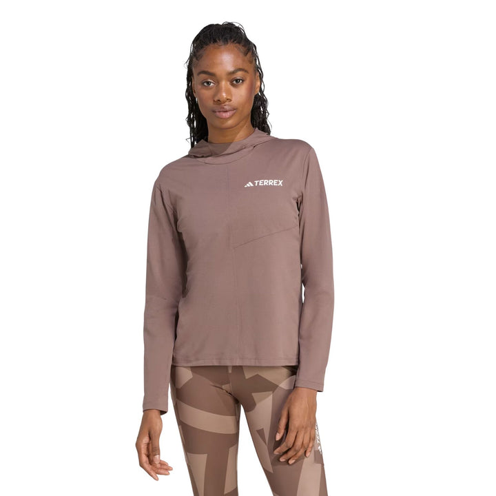 Adidas Terrex Women's Multi Climacool Hooded Long Sleeve Top
