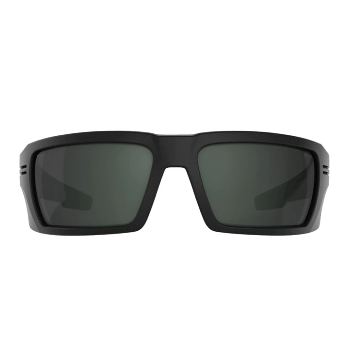 Spy Rebar SE Ansi Matte Black Frames l Happy Gray Green Lens