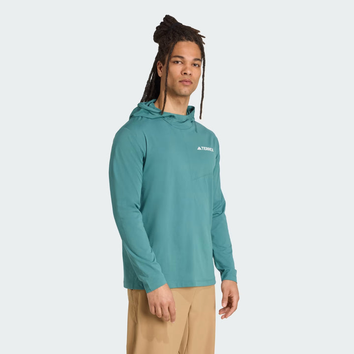 Adidas Terrex Multi Climacool Hooded Long Sleeve Top | Men's
