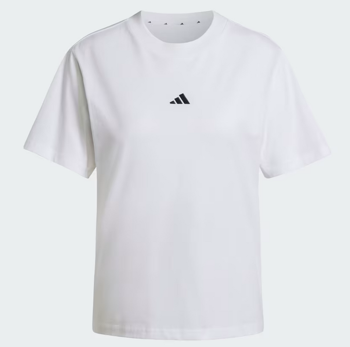 Adidas Women's Essentials Small Logo Cotton Tee