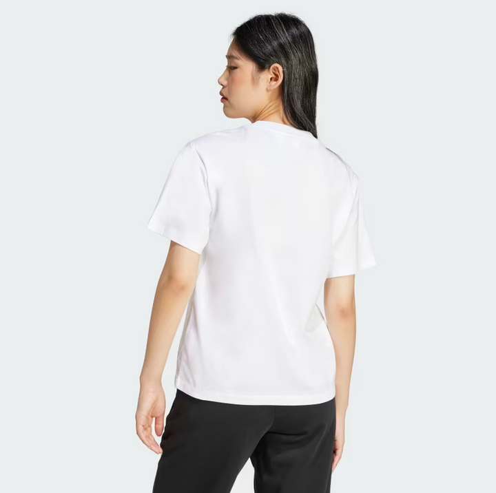 Adidas Women's Essentials Small Logo Cotton Tee