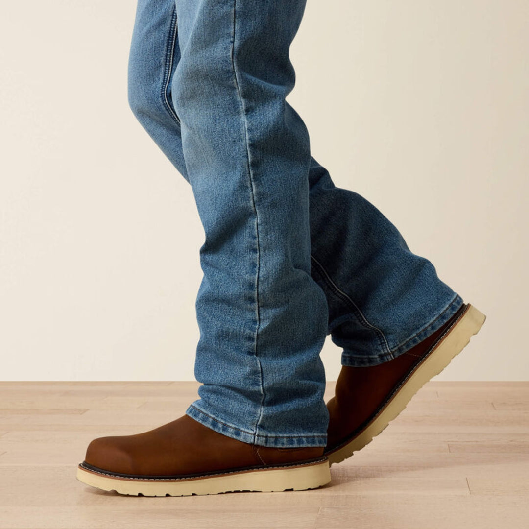 Ariat Men's Rebar M4 Relaxed DuraStretch Basic Boot Cut Jean