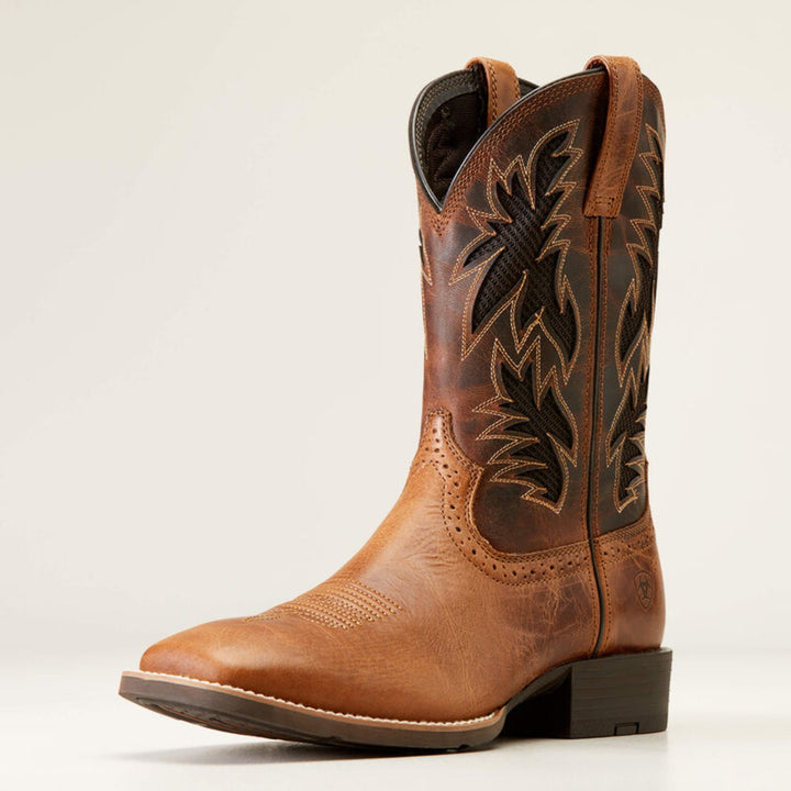 Ariat Men's Sport Cool VentTEK Wide Square Toe Cowboy Boot