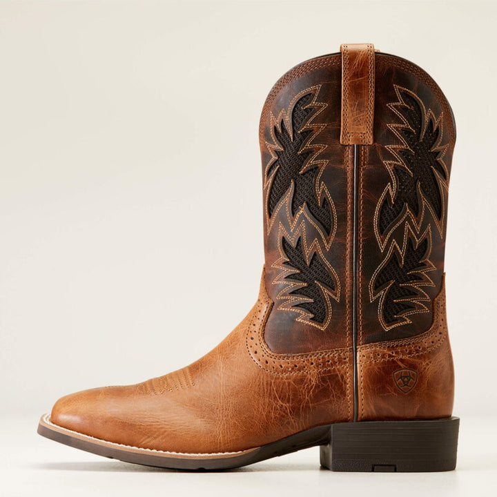 Ariat Men's Sport Cool VentTEK Wide Square Toe Cowboy Boot