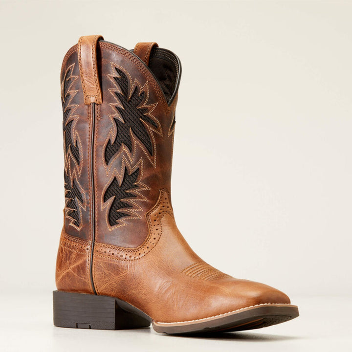 Ariat Men's Sport Cool VentTEK Wide Square Toe Cowboy Boot
