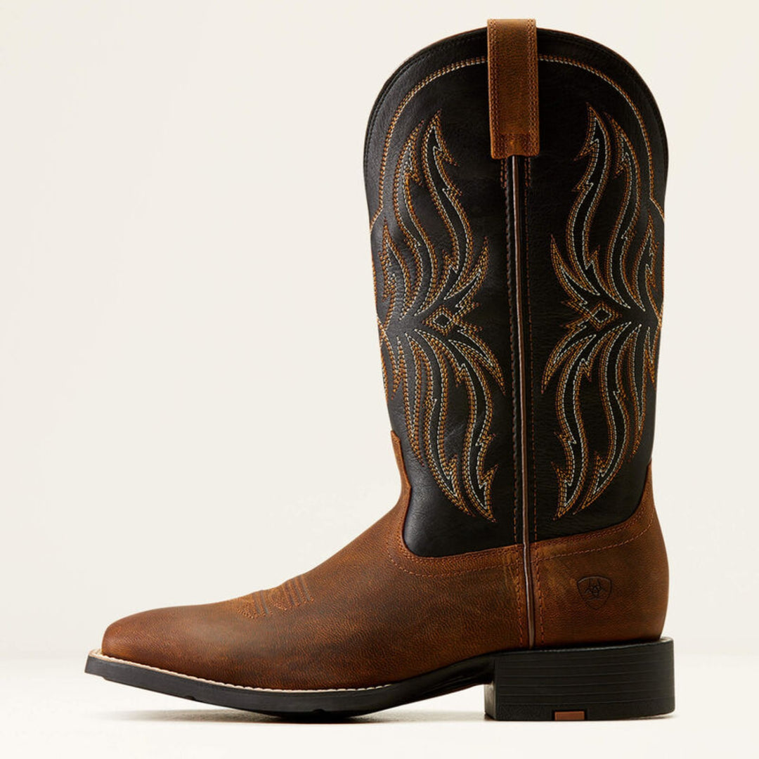 Ariat Men's Sport Rustler Wide Square Toe Cowboy Boot
