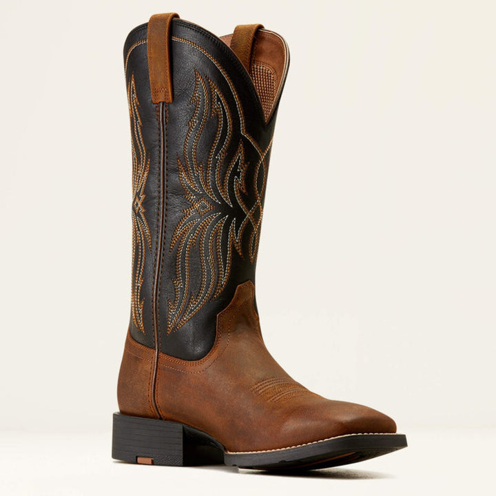 Ariat Men's Sport Rustler Wide Square Toe Cowboy Boot