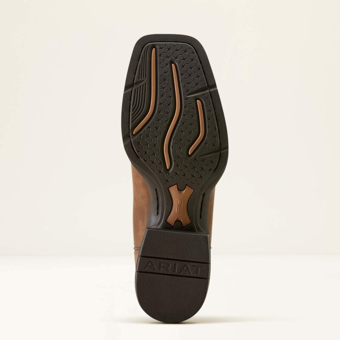 Ariat Men's Sport Steer Skull Wide Square Toe Cowboy Boot