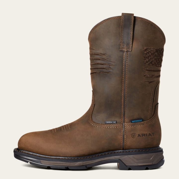 Ariat Men's WorkHog XT Patriot Waterproof Carbon Toe Work Boot