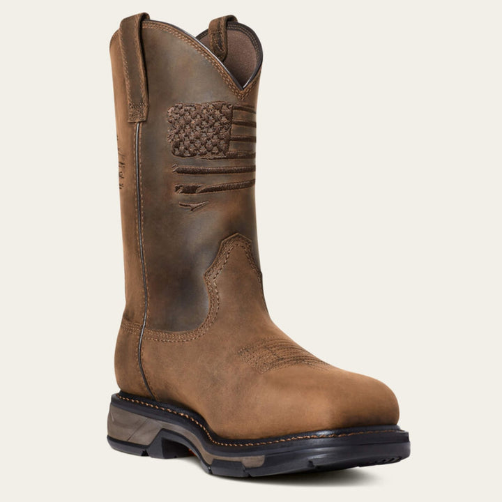 Ariat Men's WorkHog XT Patriot Waterproof Carbon Toe Work Boot