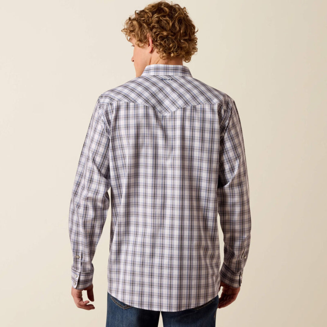 Ariat Men's Wrinkle Free Dash Fitted Snap Shirt