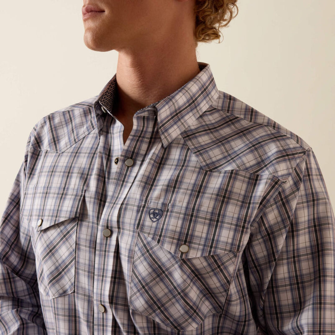 Ariat Men's Wrinkle Free Dash Fitted Snap Shirt
