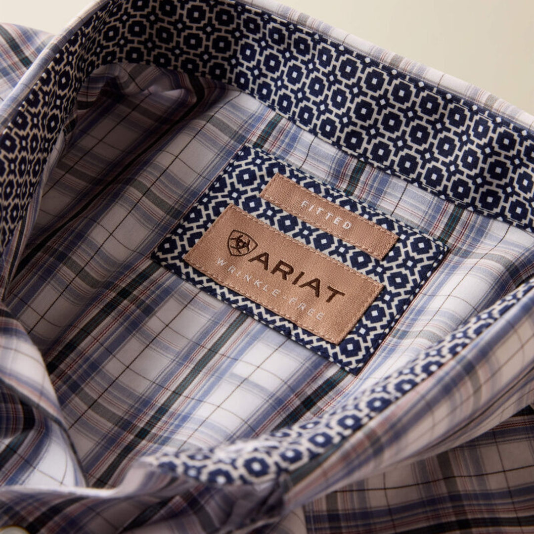 Ariat Men's Wrinkle Free Dash Fitted Snap Shirt