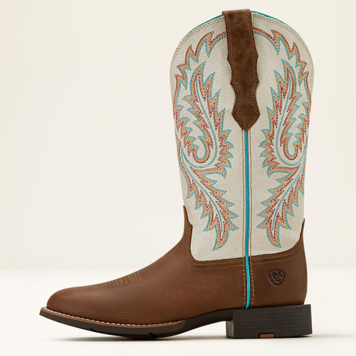 Ariat Women's Round Up W Toe StretchFit Western Boot