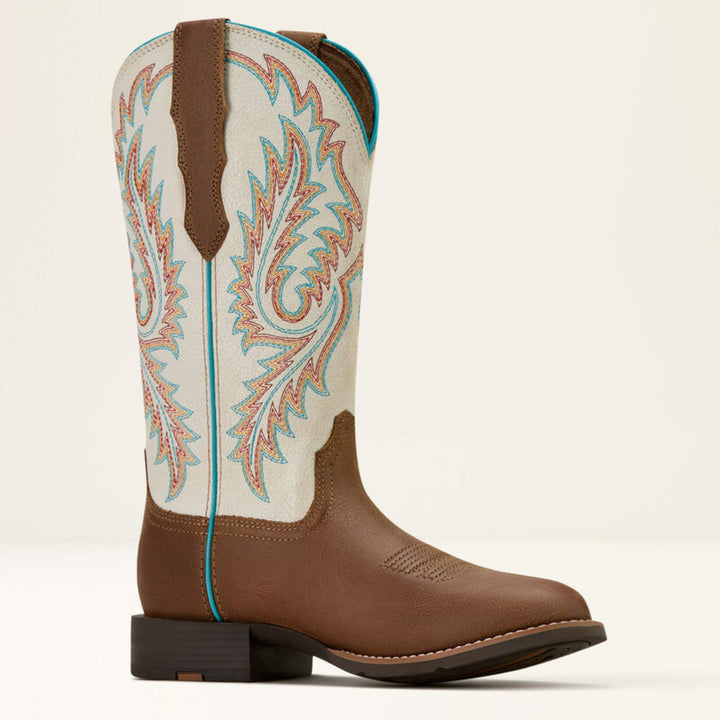 Ariat Women's Round Up W Toe StretchFit Western Boot