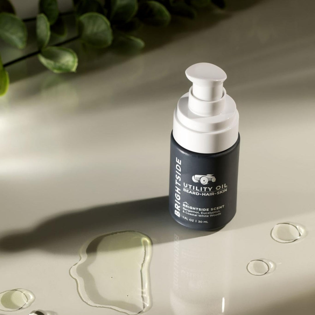 Brightside Utility Oil: Beard + Hair + Skin