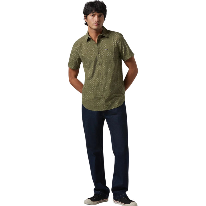 Brixton Charter Print Short Sleeve Woven