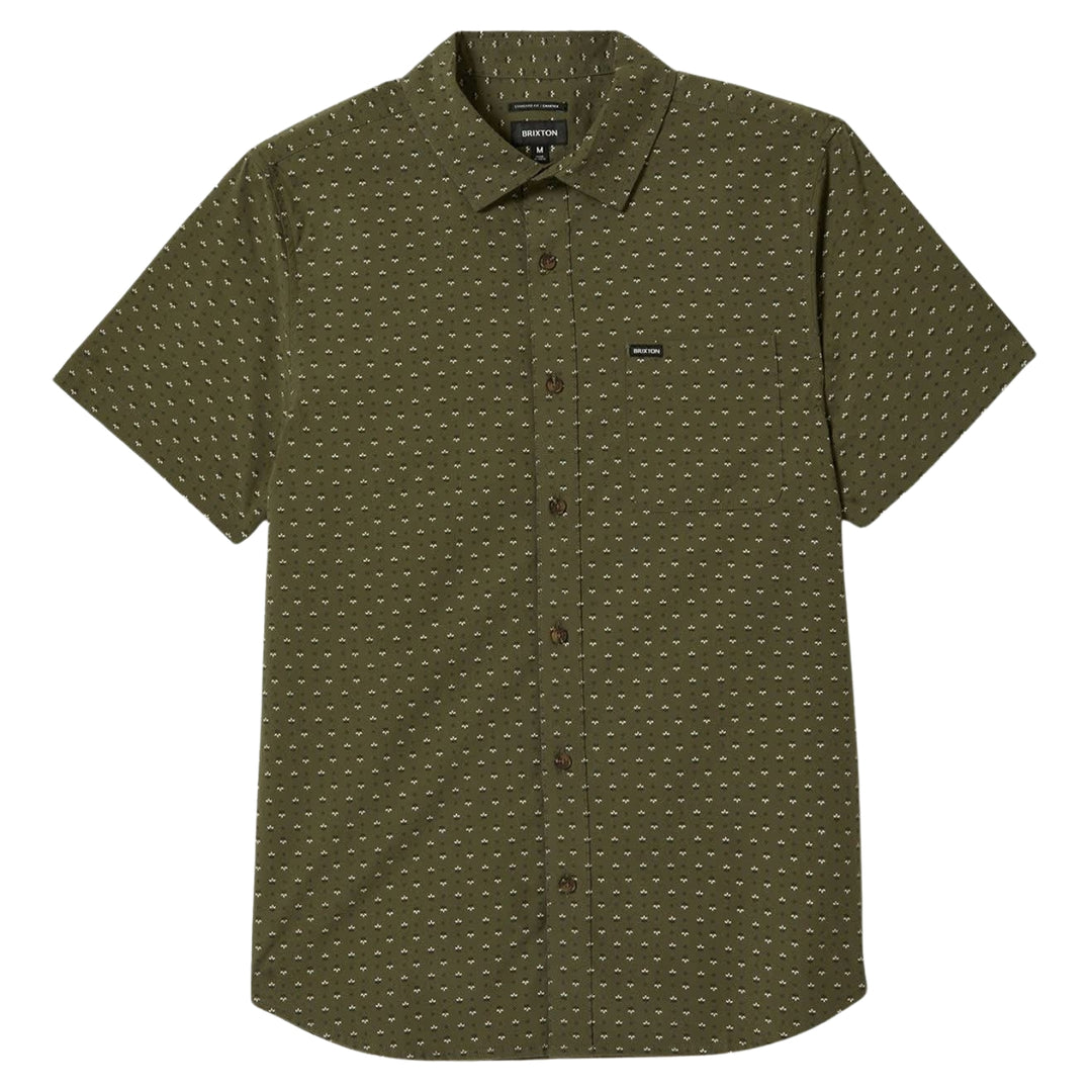 Brixton Charter Print Short Sleeve Woven