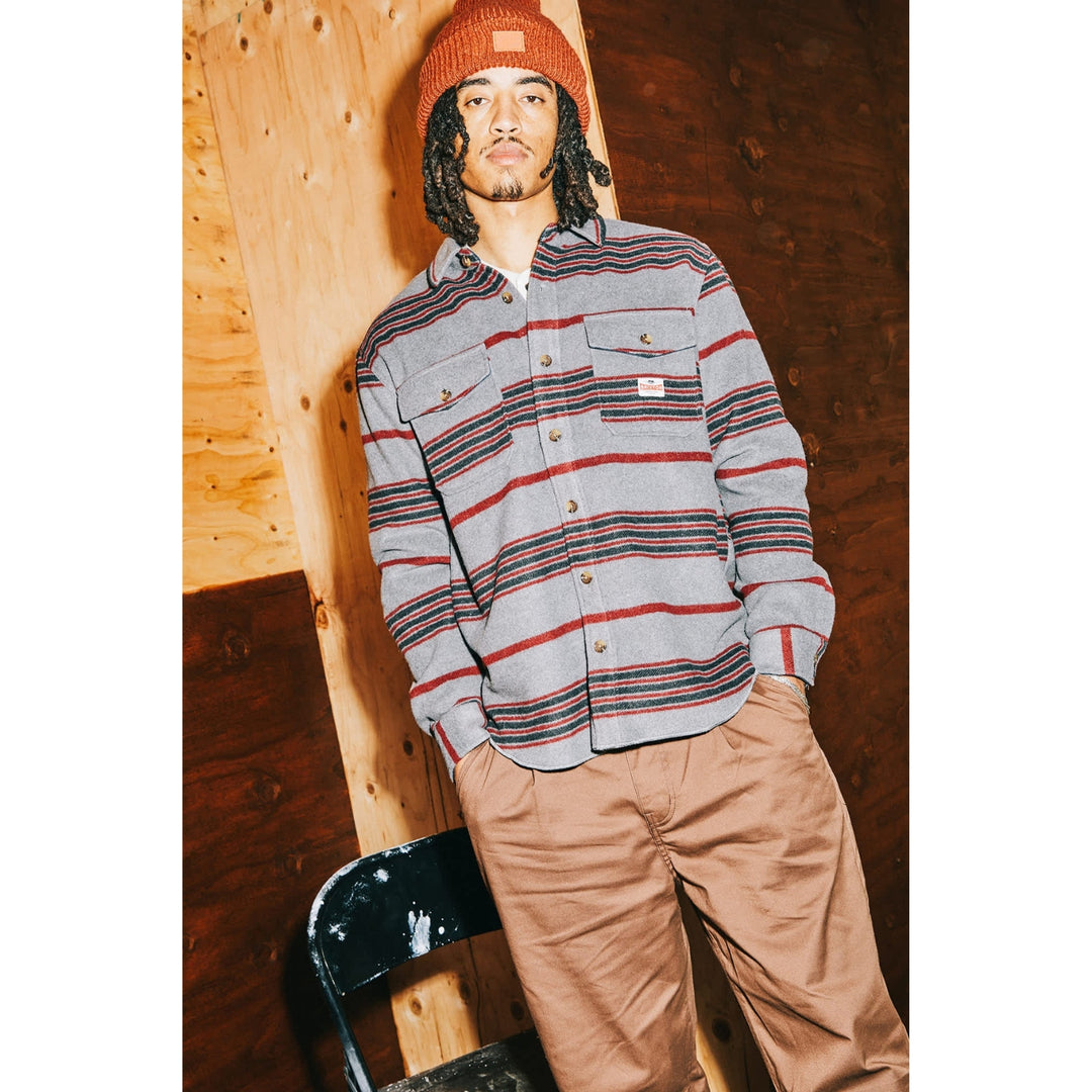 Brixton Men's Altered Threads Overshirt