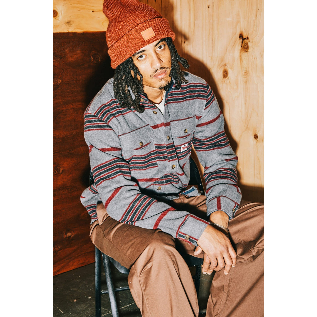 Brixton Men's Altered Threads Overshirt