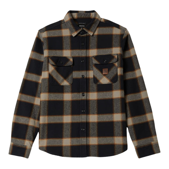 Brixton Men's Bowery Heavyweight Long Sleeve Flannel