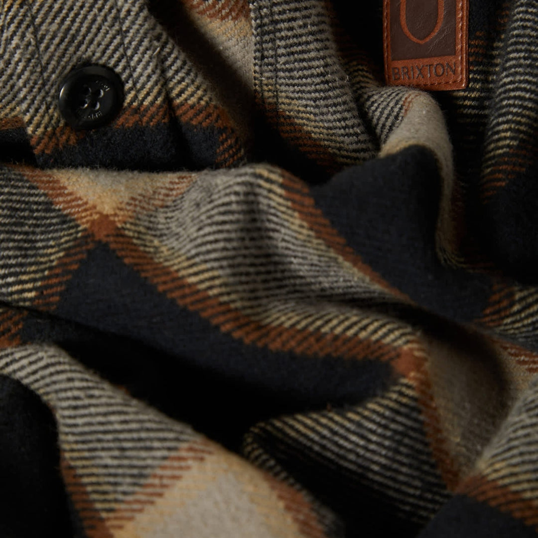 Brixton Men's Bowery Heavyweight Long Sleeve Flannel