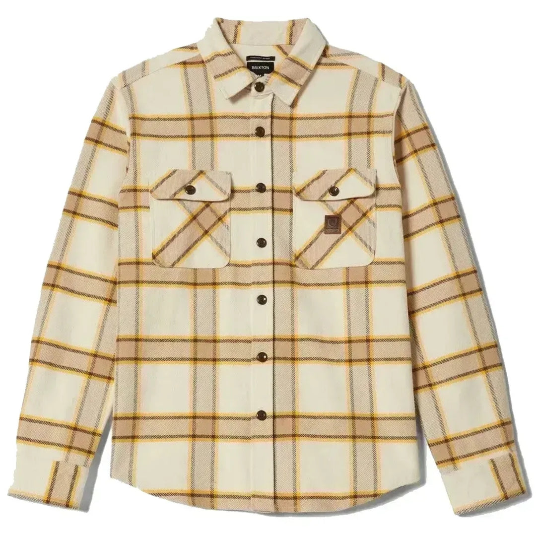 Brixton Men's Bowery Heavyweight Long Sleeve Flannel