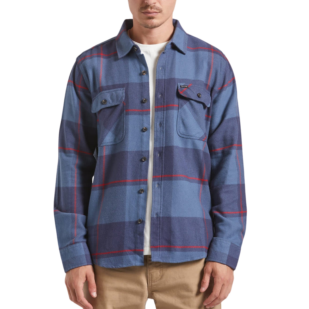 Brixton Men's Bowery Long Sleeve Flannel